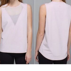 Lululemon Plank Tank Neutral Blush Pink size 6